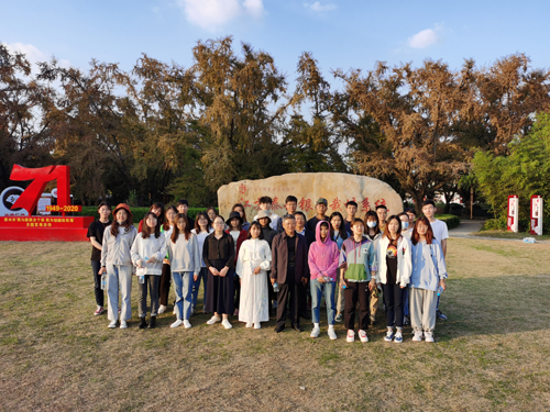 南京林业大学园林学院学生到国家古银杏公园参观交流